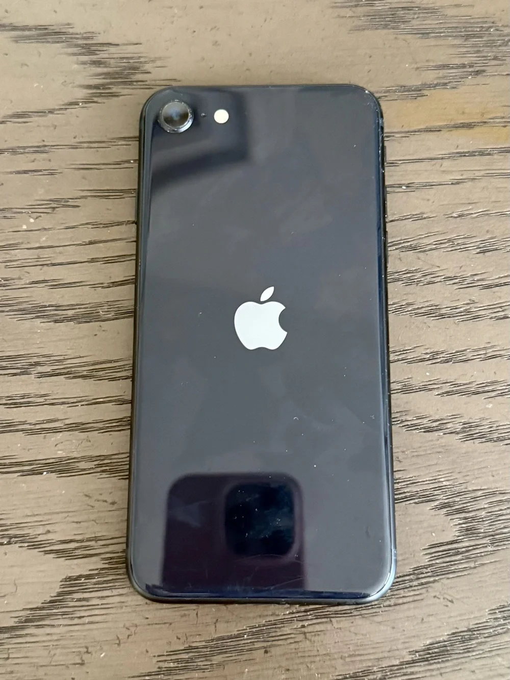 Apple Black Smartphone with Front Home Button
